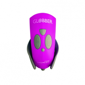 Звонок-фонарик Globber для самокатов Mini Hornit 25 мелодий — Deep Pink
