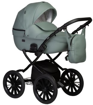 Коляска 2 в 1 Indigo MIO ECO Plus 14 — (03 (шалфей кожа))