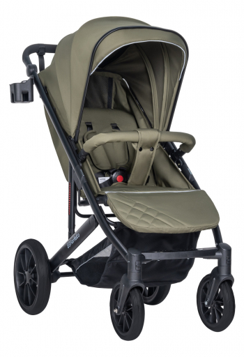 Прогулочная коляска Farfello Bonnie black — Fresh Green