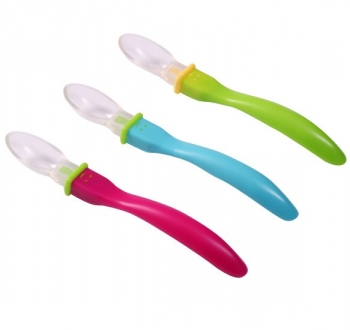 Ложечка с силиконовым наконечником BabyOno — 252