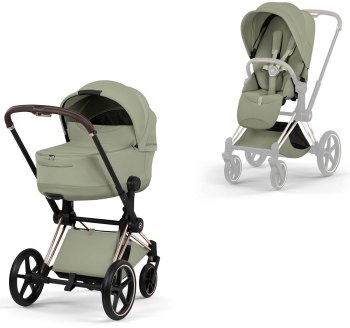 Коляска 2 в 1 Cybex Priam IV Jeremy Scott — (Sage Green)