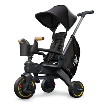 Детский складной трехколесный велосипед Doona Liki Trike S5 — (Nitro Black)