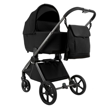 Коляска 2 в 1 PITUSO Teffy — (Caviar Black/Graphite)