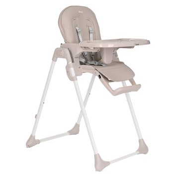 Детский стул для кормления Pituso Olimp, Eco-кожа, вкладыш — (Light Grey/Светло-серый)