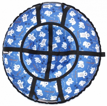 Тюбинг Hubster Люкс Pro Мишки синие — во4341-5