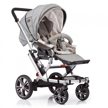 Прогулочная коляска Gesslein F6 Air+  — серый