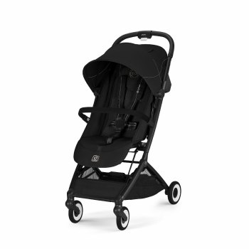 Прогулочная коляска Cybex Orfeo NEW — (BLK Magic Black с дождевиком и бампером)