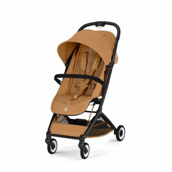 Прогулочная коляска Cybex Orfeo NEW — (BLK Cinnamon Yellow с дождевиком и бампером)