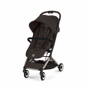 Прогулочная коляска Cybex Orfeo NEW — (TPE Chocolate Brown с дождевиком и бампером)