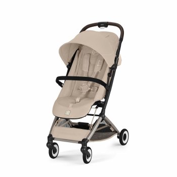 Прогулочная коляска Cybex Orfeo NEW — (TPE Almond Beige с дождевиком и бампером)