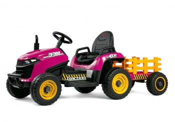 Детский электромобиль RiverToys K111KK — (розовый)