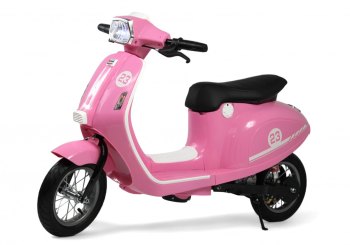 Детский электромотоцикл RiverToys A111AA — (розовый)