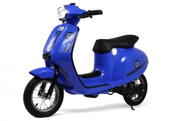 Детский электромотоцикл RiverToys A111AA — (синий)