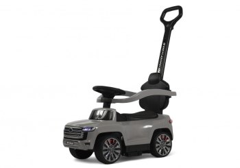 Детский толокар RiverToys Toyota Land Cruiser 300 Z002ZZ-C — (серый)