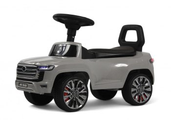 Детский толокар RiverToys Toyota Land Cruiser 300 Z002ZZ-D — (серый)