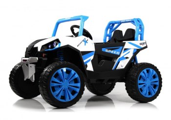 Детский электромобиль RiverToys F888FF 4WD — (синий)