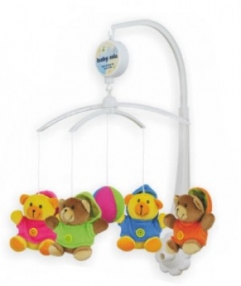 Музыкальная карусель Baby Mix — Мишки в кофточках