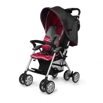 Прогулочная коляска Jetem Elegant — Темно-серый/Красный