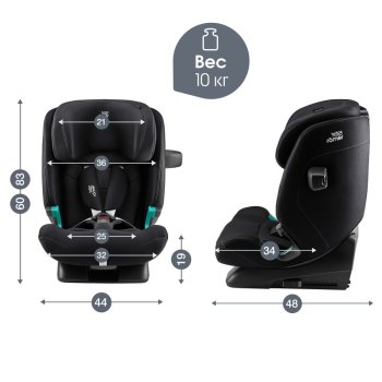 Детское автокресло Britax Roemer Advansafix Pro Classic — (Deep Black)