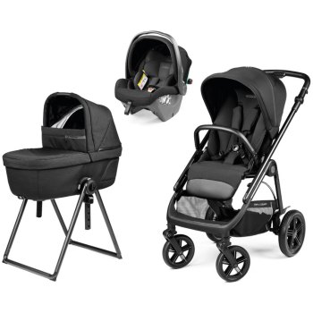 Коляска 3 в 1 Peg Perego Veloce TC Belvedere SLK — (True Black New)