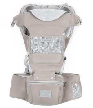 Эрго-рюкзак AmaroBaby Хипсит Carry — серый