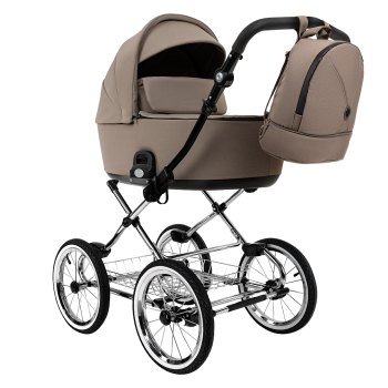 Коляска для новорожденных Roan Bass Next Classic, d14 — (Hazel/Black/руч.Black)