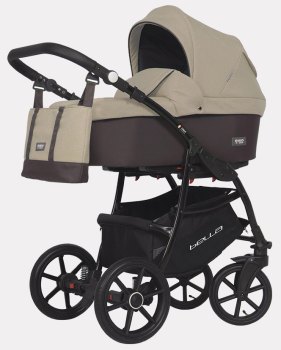 Детская коляска Riko Basic Bella 2 в 1 — (07 коричневый-бежевый)