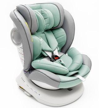 Автокресло Amarobaby CHAMPION, Isofix — Серый/бирюзовый