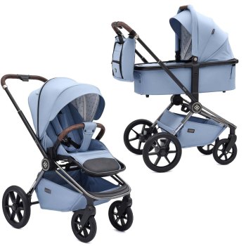 Коляска 2 в 1 Labala RAIZ — (Sky Blue)