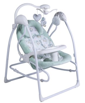 Электрокачели Sweet Baby Pure Pinguino 2 в 1 — green