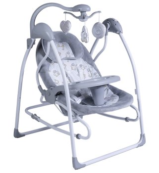 Электрокачели Sweet Baby Pure Pinguino 2 в 1 — grigio