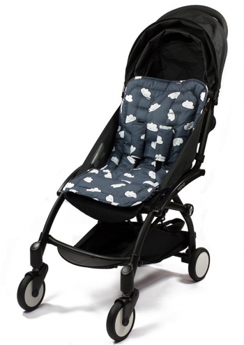 Матрасик Choopie для коляски с чехлами на ремни CityLiner — 577 Cute Clouds