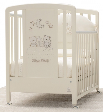 Детская кроватка Italbaby Happy Family Strass — крем