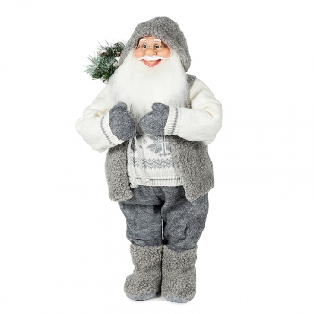 Мягкая игрушка Maxi Toys Дед Мороз — с Елкой в Шубке