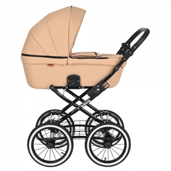 Коляска для новорожденных Pituso Leticia Classic Кожа/14d — Camel