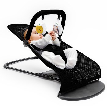 Шезлонг Amarobaby Baby time — Черный