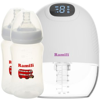 Четырехфазный бионический молокоотсос Ramili SE300 с двумя бутылочками 240ML (SE300240MLX2) — (SE300240MLX2)
