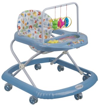 Детские ходунки Indigo Карусельки С — синий