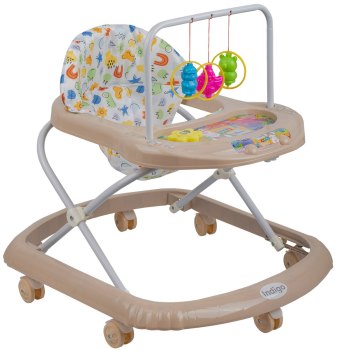 Детские ходунки Indigo Карусельки — бежевый