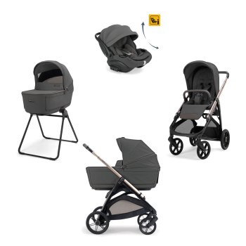 Коляска 3 в 1 Inglesina Aptica (Darwin Recline Evo) — (Marble Grey)