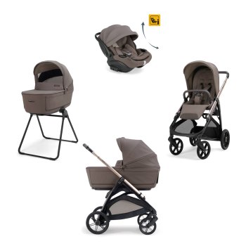 Коляска 3 в 1 Inglesina Aptica (Darwin Recline Evo) — (Essence Mokka)