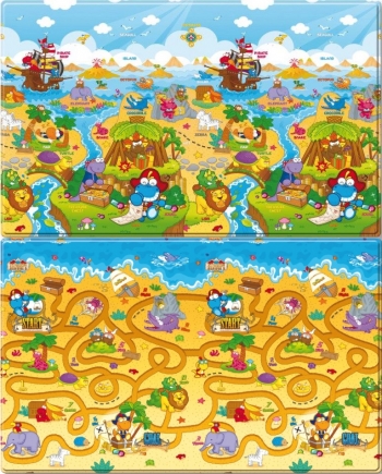 Коврик игровой (2300х1400х15) Dwinguler "Big-15" — Dino Adventure