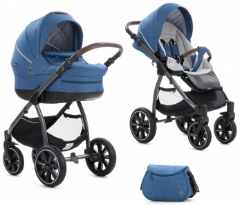 Коляска 2 в 1 Noordi Fjordi Sport Melange NB — Navy Melange 891
