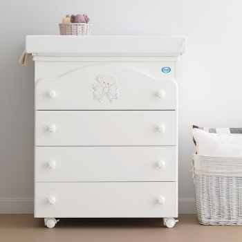 Пеленальный комод Pali Principe  — White