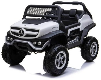 Детский электромобиль RiverToys Mercedes-Benz Unimog Concept P555BP — (Белый)