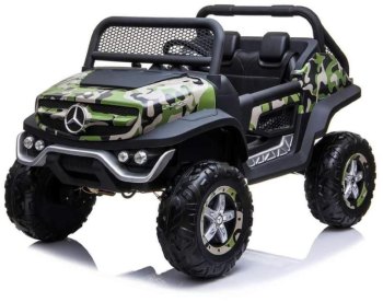 Детский электромобиль RiverToys Mercedes-Benz Unimog Concept P555BP — (Камуфляж)