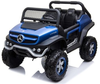 Детский электромобиль RiverToys Mercedes-Benz Unimog Concept P555BP — (Синий глянец)