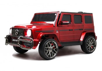 Детский электромобиль RiverToys Mercedes-AMG G63 4WD (S307) — (вишневый глянец)