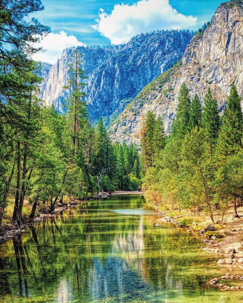 Картина по номерам ТМ Цветной 40х50 на подрамнике, арт. PG — PG0007 Дыхание свободы