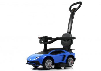Детский толокар RiverToys M555MM-M — (синий)